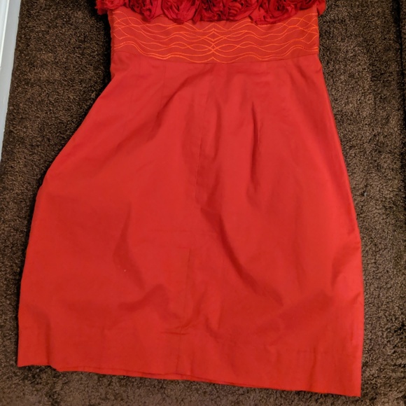 Catherine Malandrino Red Cocktail Dress - Picture 5 of 5